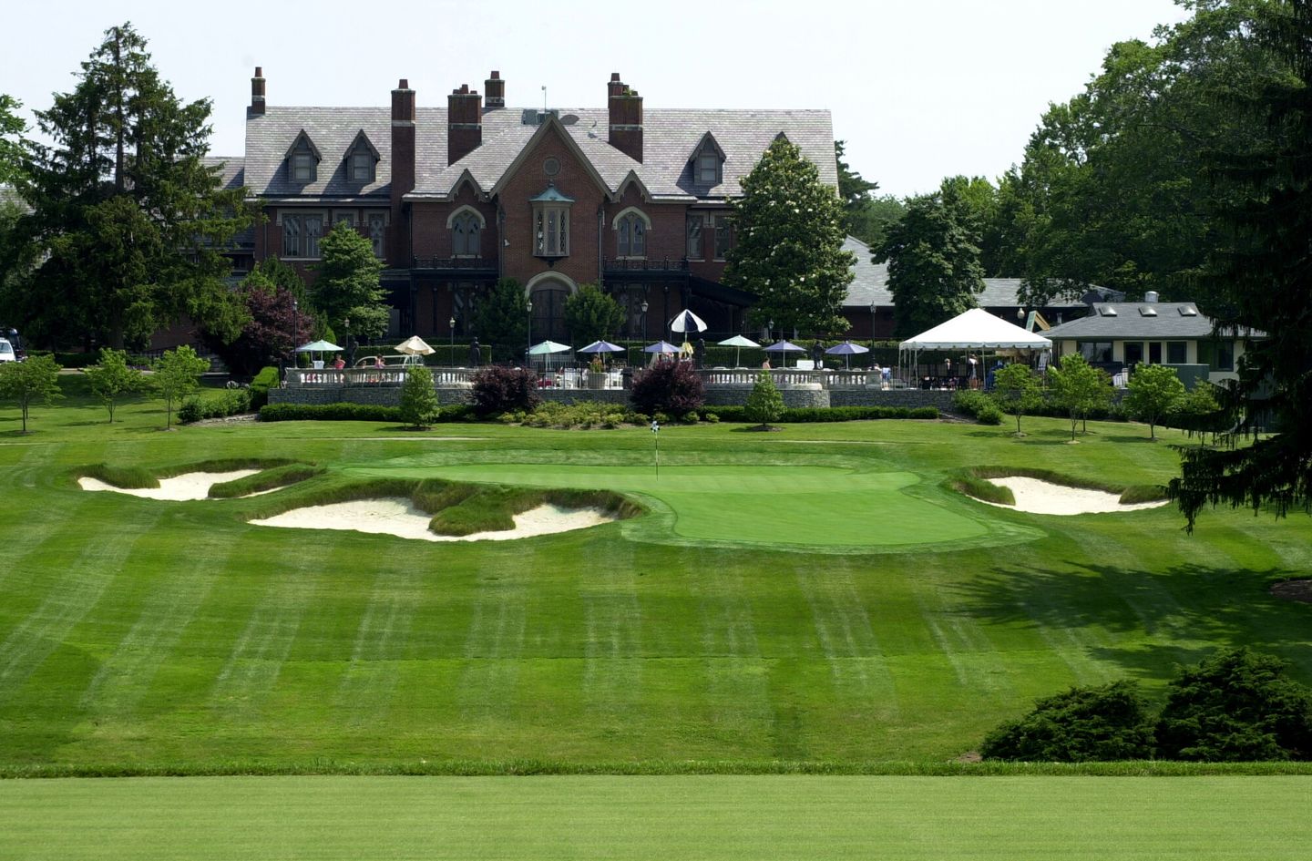 Eighteen Hole at Hurstbourne Country Club in Louisville, Kentucky, USA
