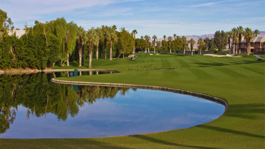 JW Marriott Desert Springs - Palm GC - hole 2