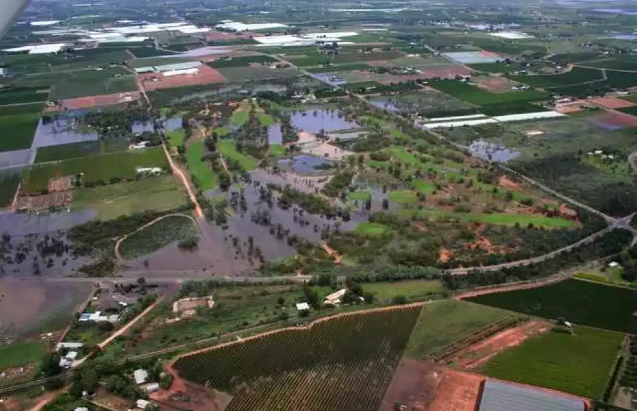 Red Cliffs GC: Aerial view