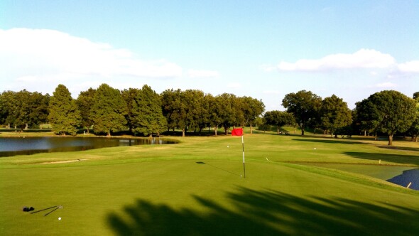 Jimmy Clay Golf Course in Austin - No. 18