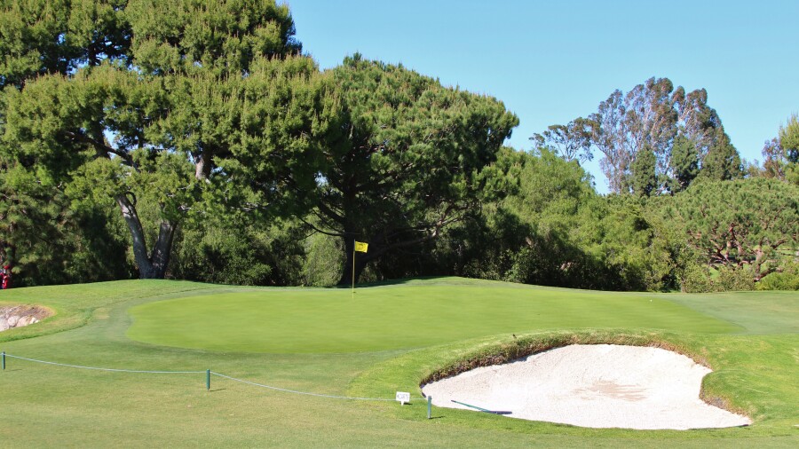 Palos Verdes Golf Club - fifth green