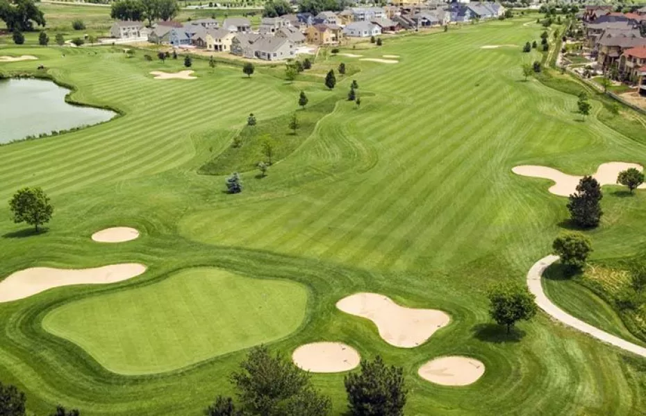 Indian Peaks GC: Aerial view