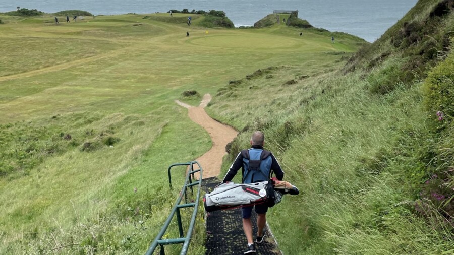 Shiskine Golf & Tennis Club - hole 4 walking path