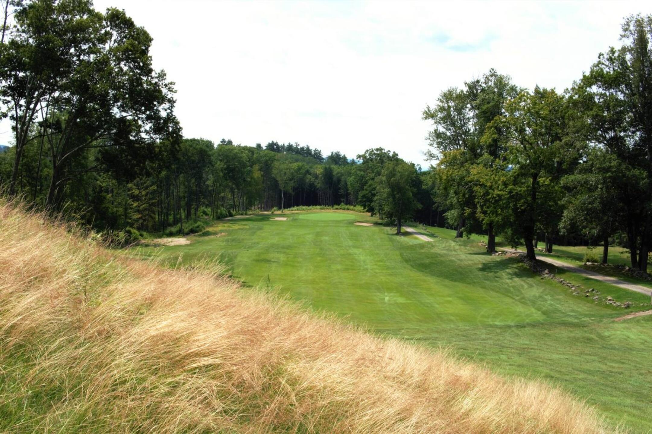 The second hole plays downhill at 427 yards. (Photo submitted by AptlyLinked on 08/16/2023)
