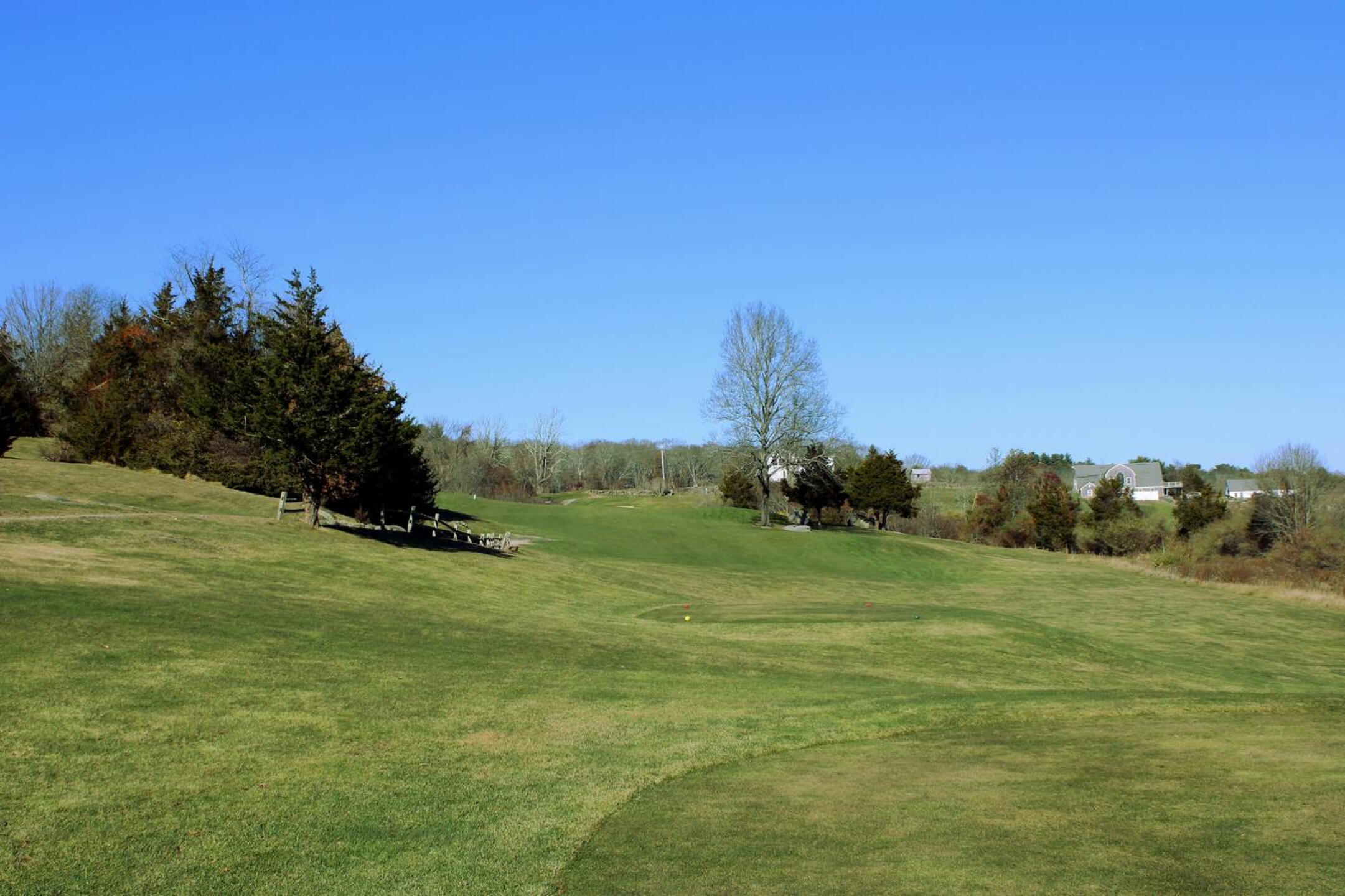 The eighteenth. This 455-yard par-4 is not only long but tight. The drive is best hit carefully up the left side, and the approach may be even tougher. (Photo submitted by AptlyLinked on 11/23/2024)