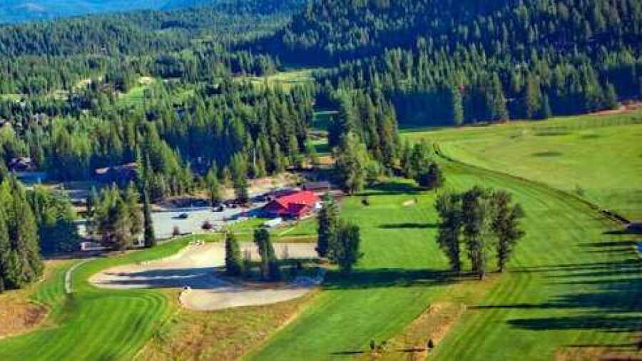 Priest Lake GC: Aerial view