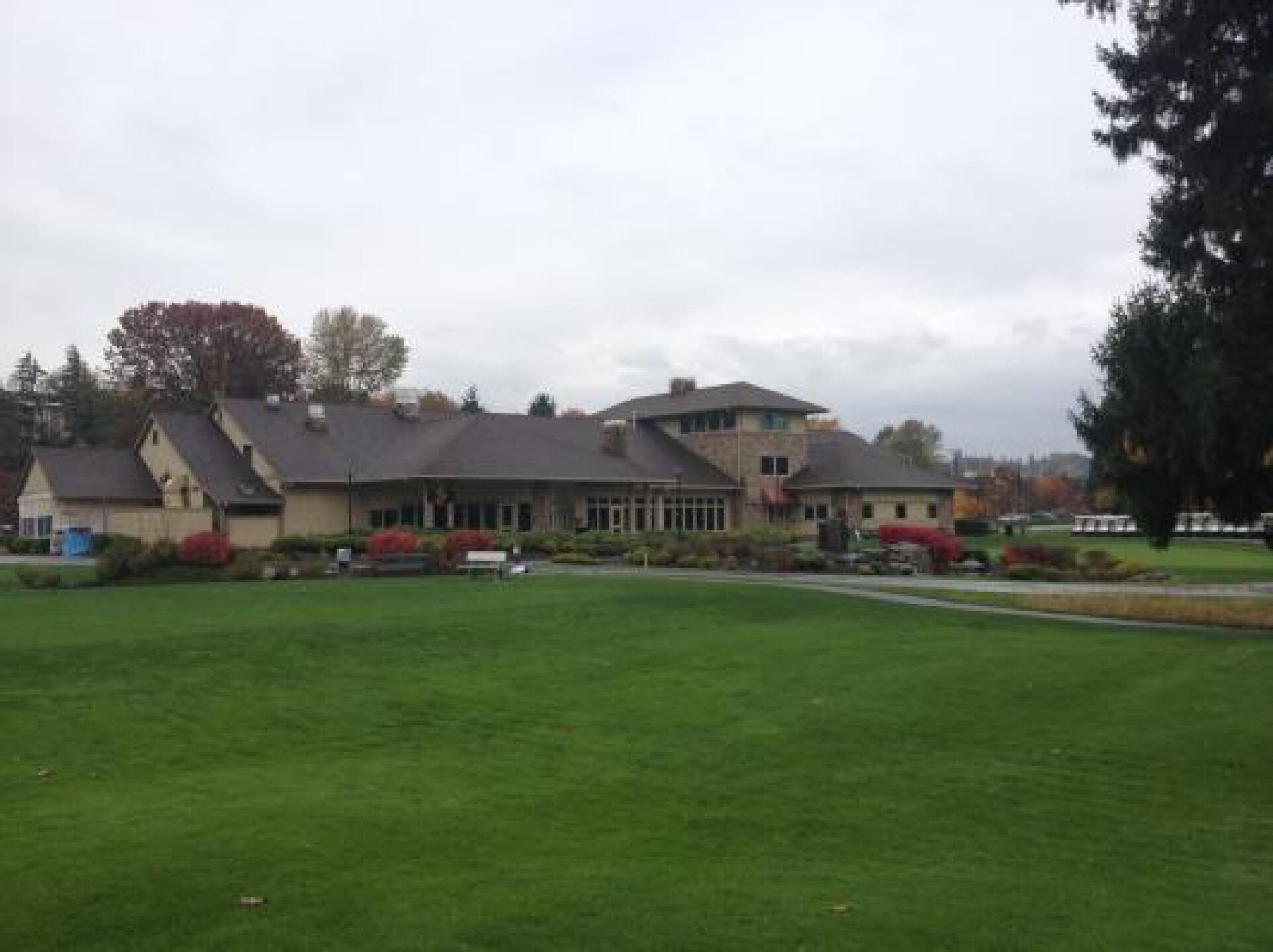 Backside view of the clubhouse (Photo submitted by Spencer3502694 on 11/01/2012)