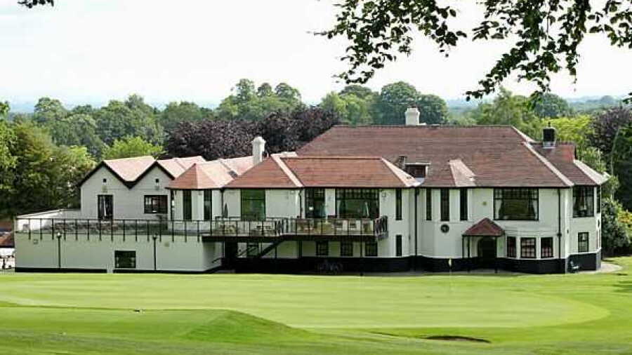Warrington GC: 18th green