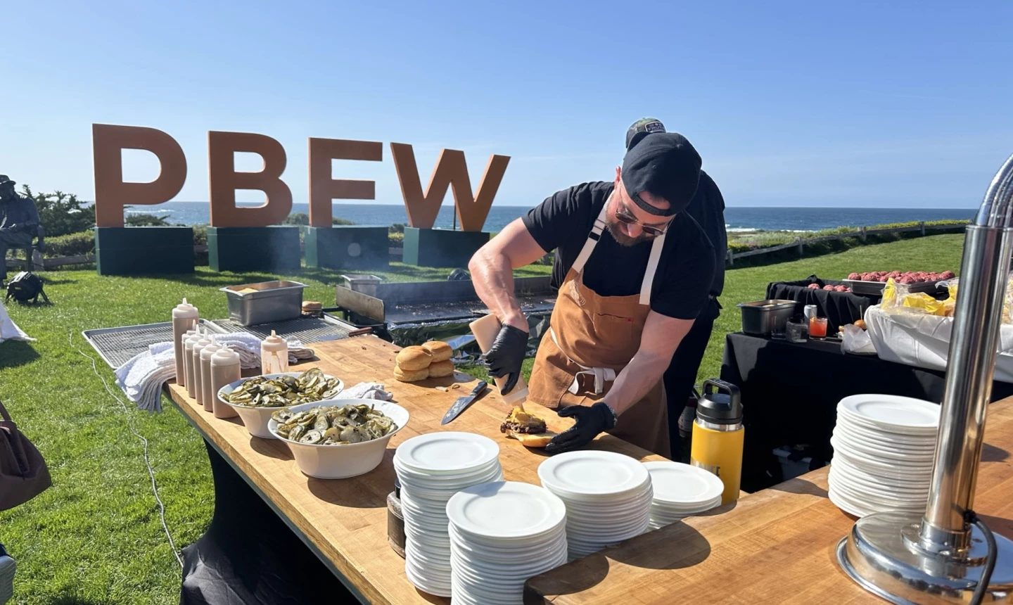 Burgers, Bourbon & Bordeaux Happy Hour at the Pebble Beach Food & Wine