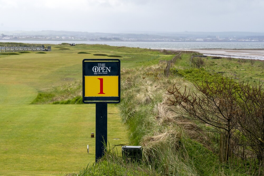 The 152nd Open Media Day - Royal Troon Golf Club - hole 1