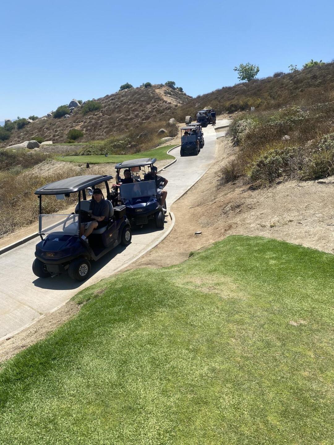 Three groups backed up on 7 tee (Photo submitted by jrousseau1 on 06/15/2024)