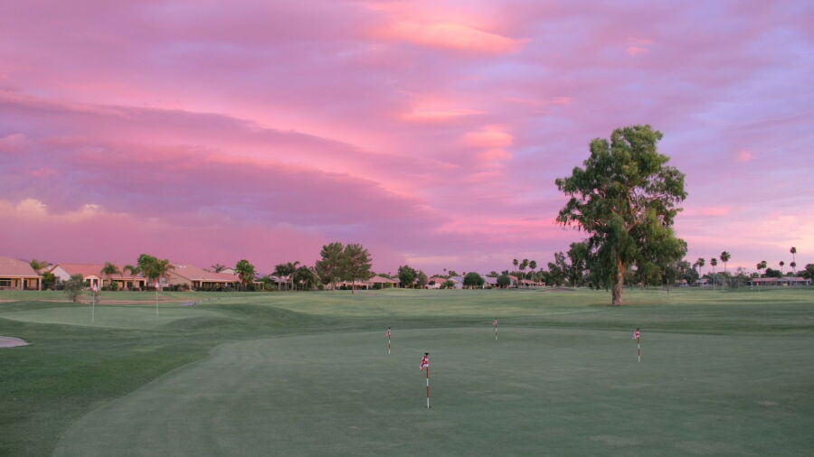 Oakwood CC: practice green