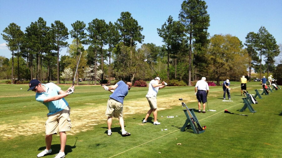 Magnolia Greens GC: Practice area