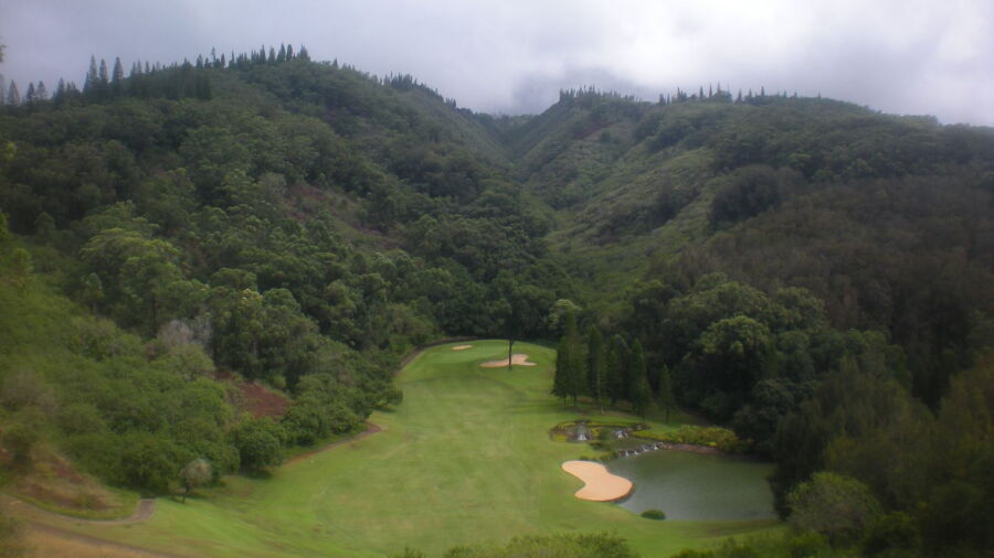 Koele GC: 17th tee box