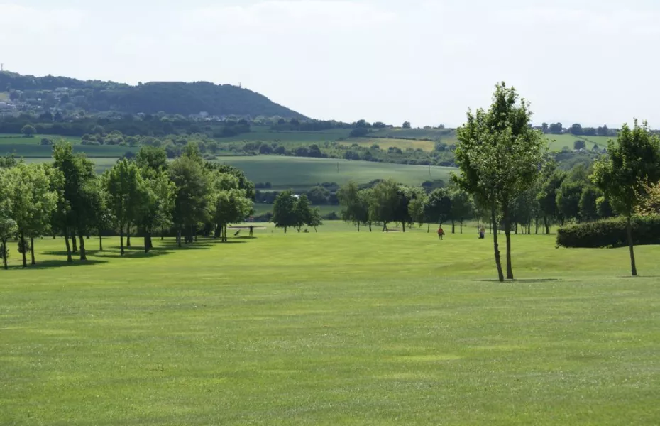 Sutton Hall's wide tree-lined fairways