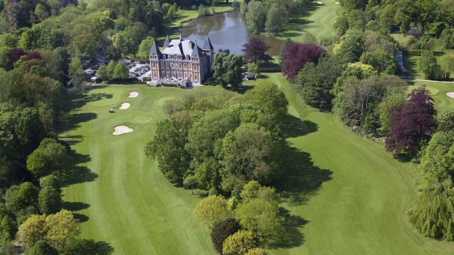 GCC Oudenaarde - Kasteel: Aerial view