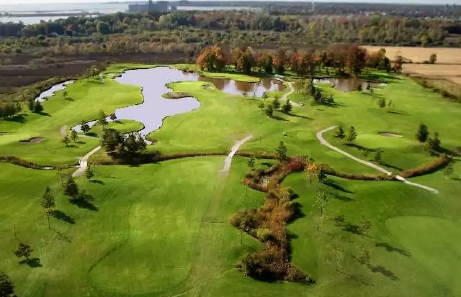 Whisky Run GC - Aerial view of the Serpent nine