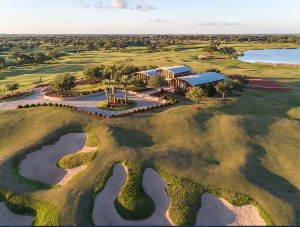 Main house at Wolf Point Ranch
