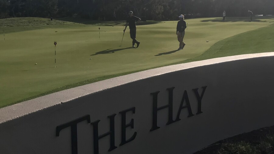 The Hay - putting course 