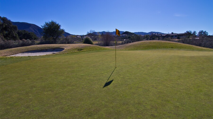 Valley Course at Robinson Ranch Golf Club - flagstick