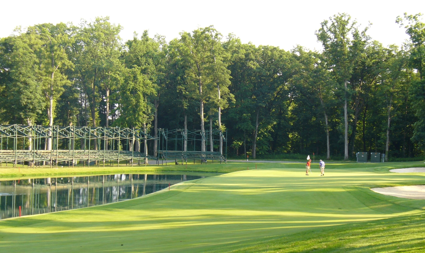 TPC Deere Run golf course - 18th