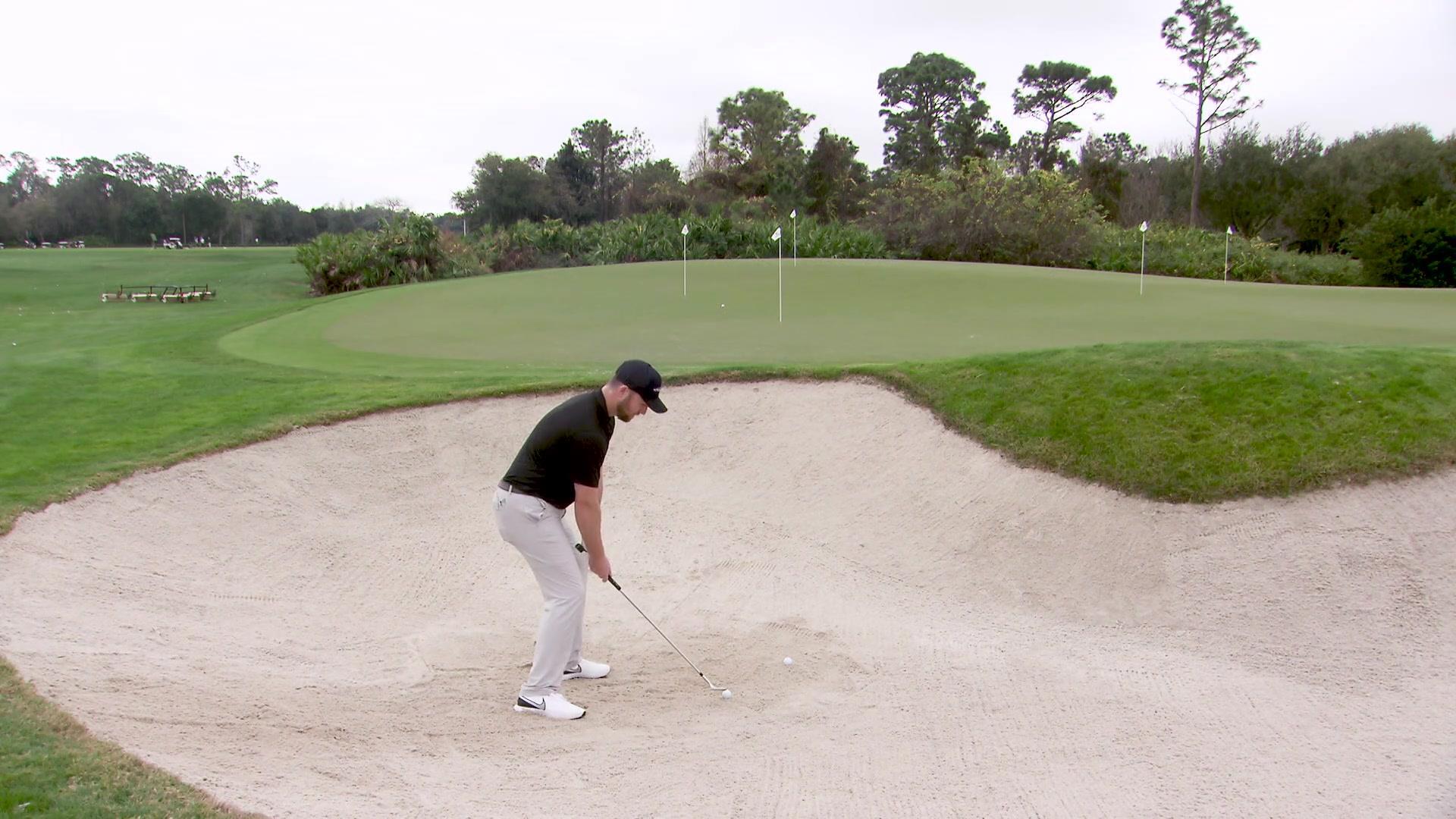 Use Wrist Hinge for Better Bunker Shots