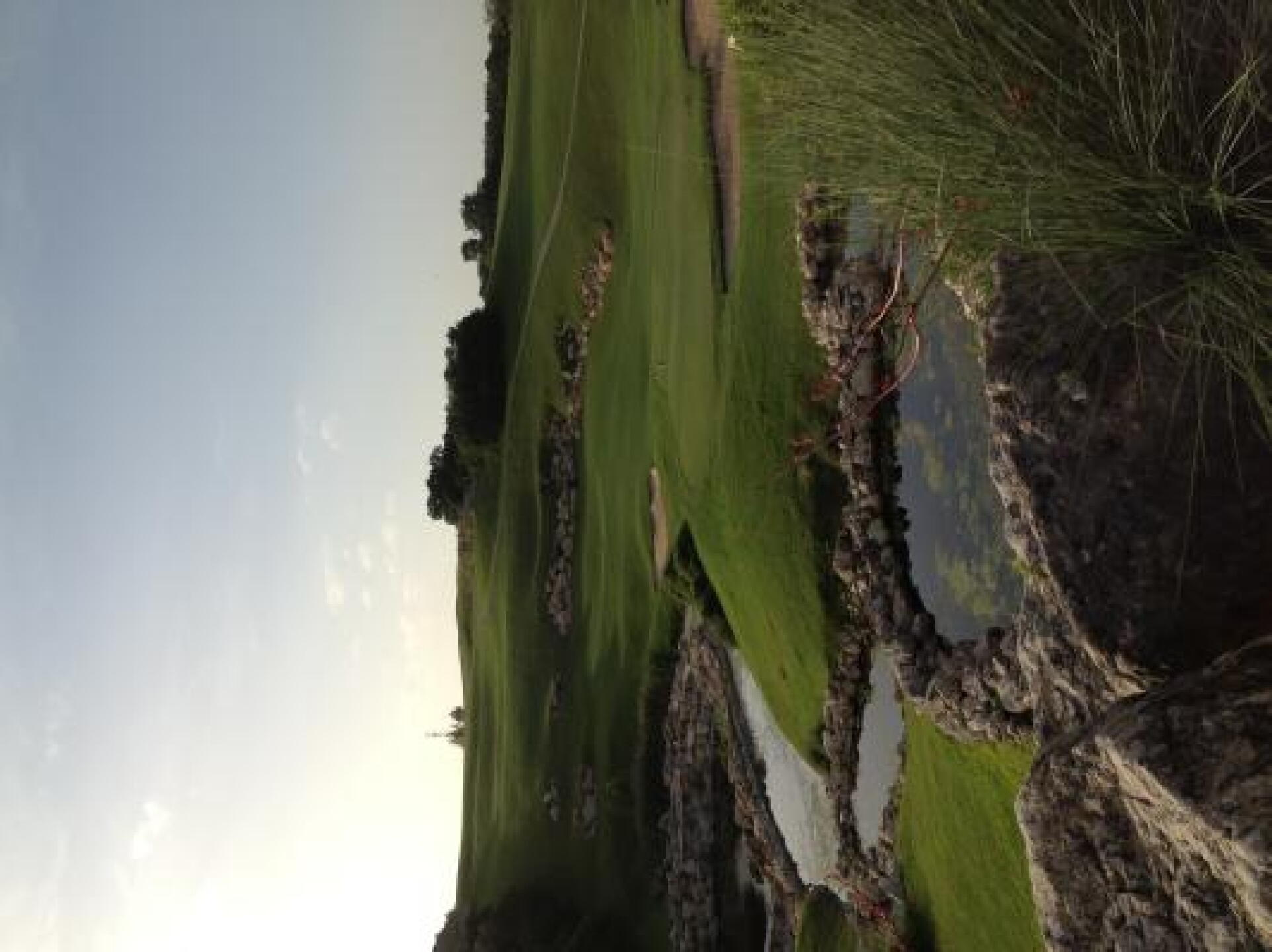 Finishing hole. The 2nd shot into the green is possible one of the most beautiful shots a golfer can make. (Photo submitted by mstacy769 on 06/27/2013)