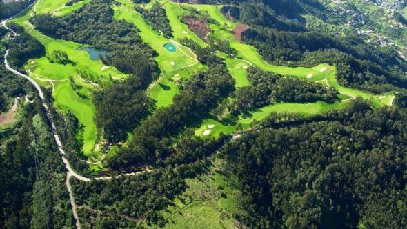 Santo da Serra GC: Aerial view