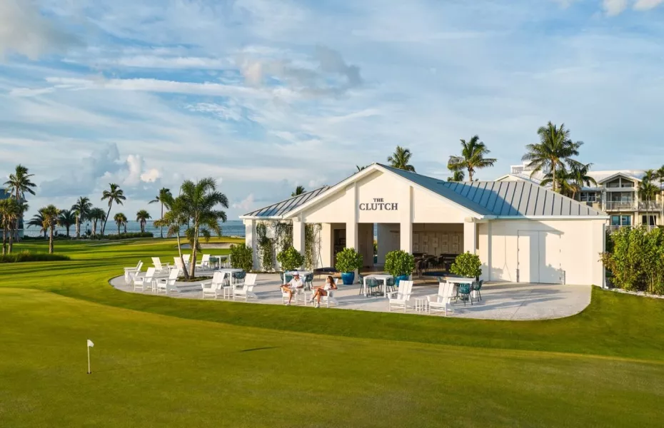 South Seas Island Resort - The Clutch GC: Practice area