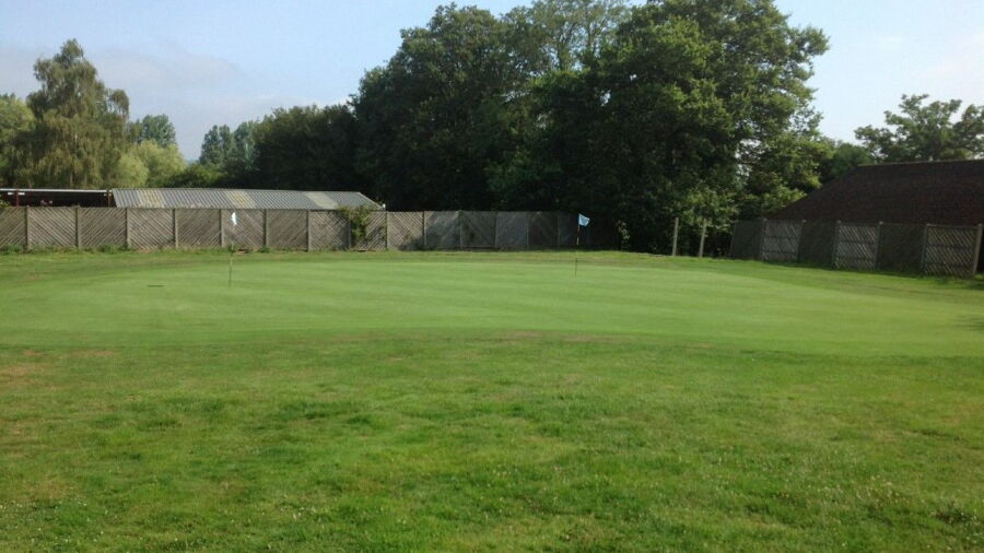 The chipping green at Gatton Manor