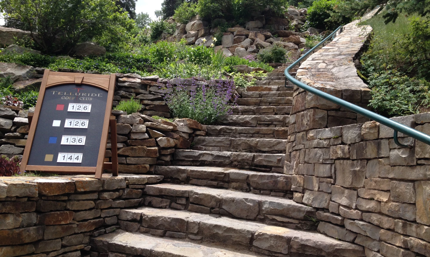 Telluride Golf Club - steps