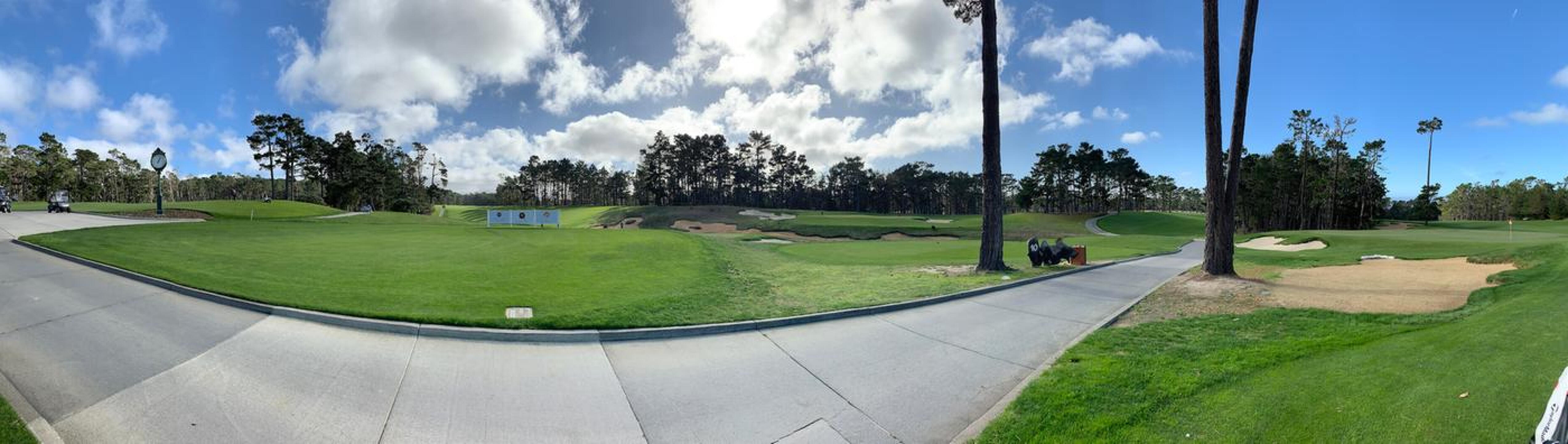 Pano of #9 green #10 Tee and #18 Green (Photo submitted by Johnmaino on 01/15/2019)