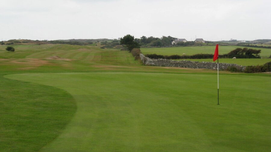 12th green at Holyhead
