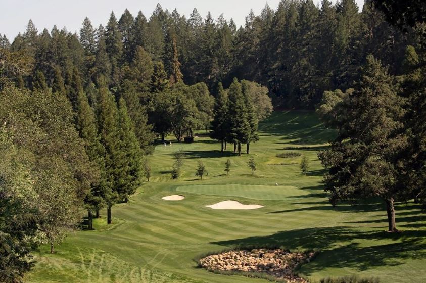 Meadowood Napa Valley golf course - 4th hole