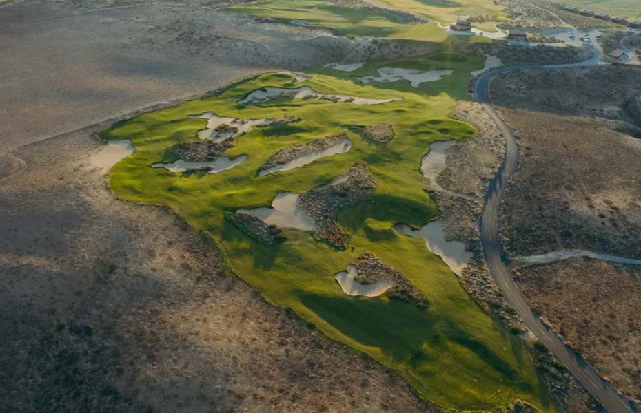 Gamble Sands GC - QuickSands: Aerial