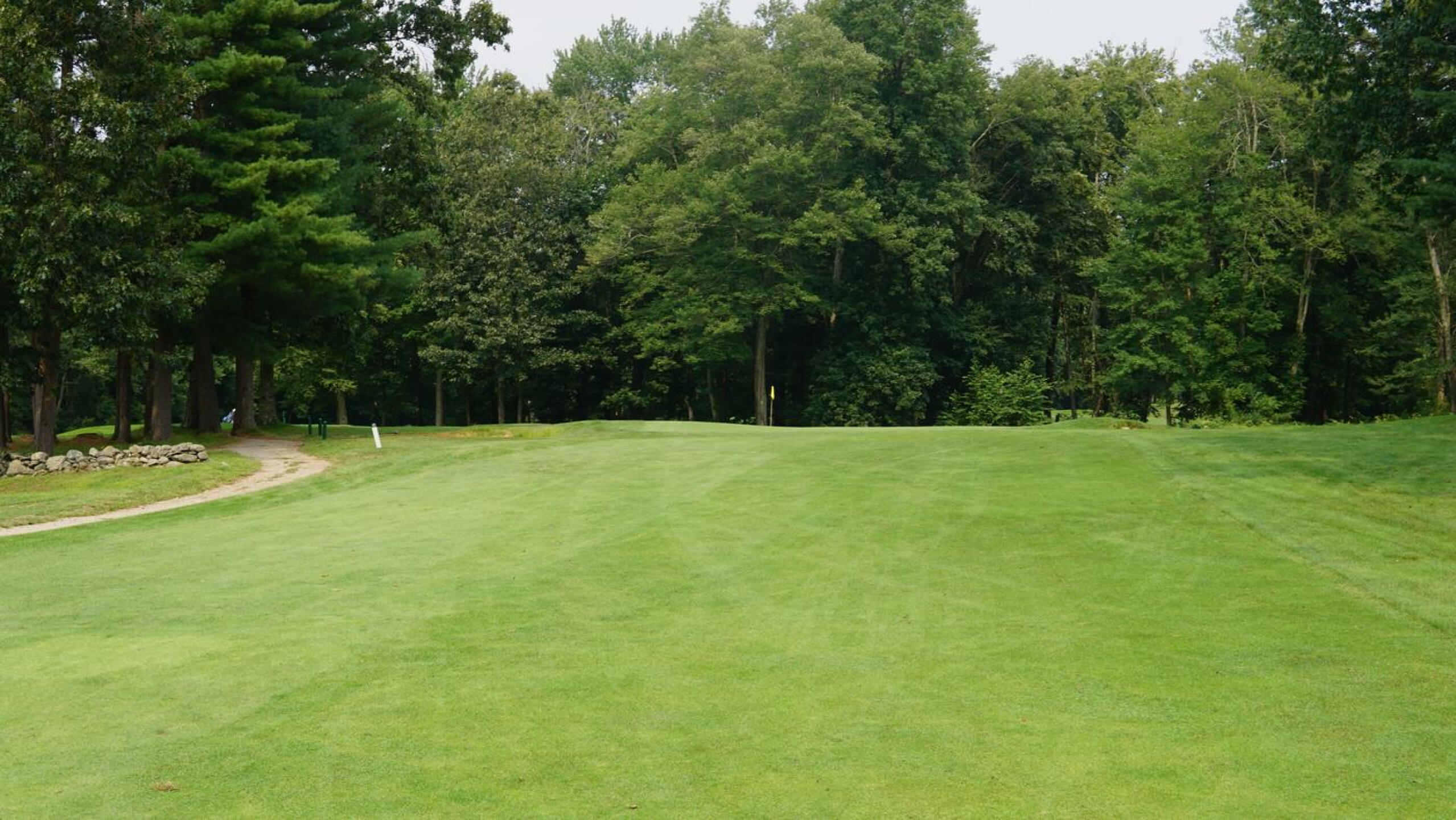 A classic par-3 that most will play with a mid-iron, the second hole features a tee shot that must fly straight uphill to the green. (Photo submitted by AptlyLinked on 08/21/2024)