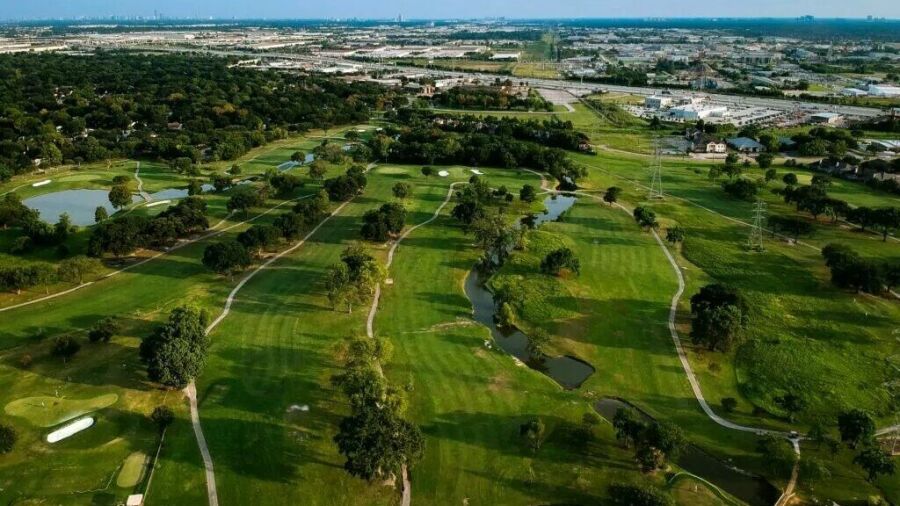 Jersey Meadow GC: Aerial