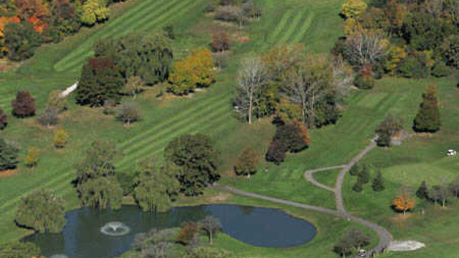 Woodruff GC: fall aerial view