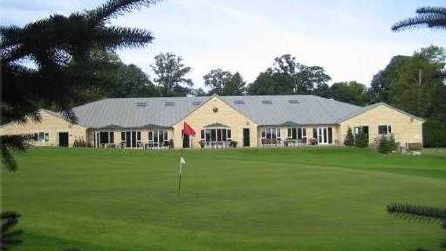 The clubhouse at Burghley Park