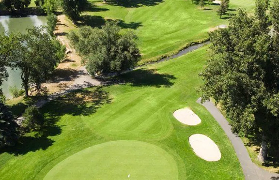 Nibley Park GC: aerial view