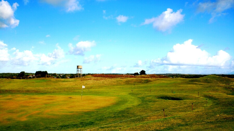 Pennard G.C. in Wales - greens