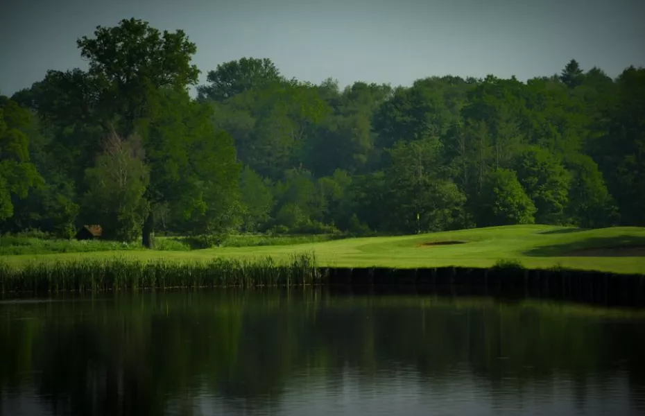 Lake on the 5th at the Merrist Wood