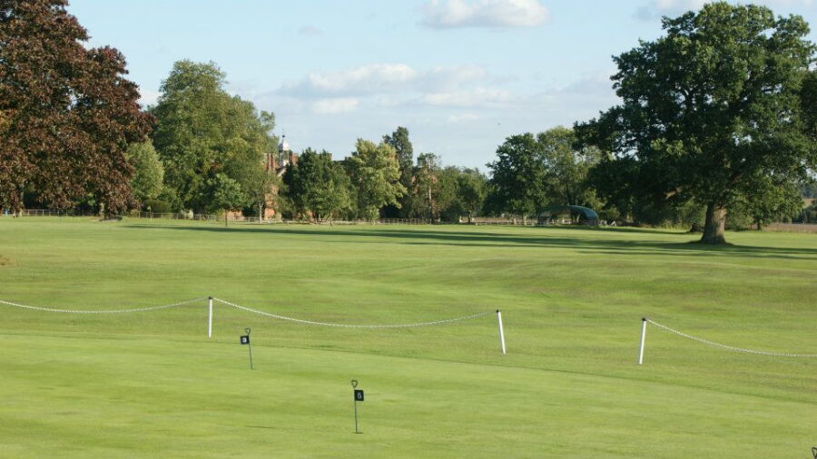 Gosfield Lake GC: Practice area