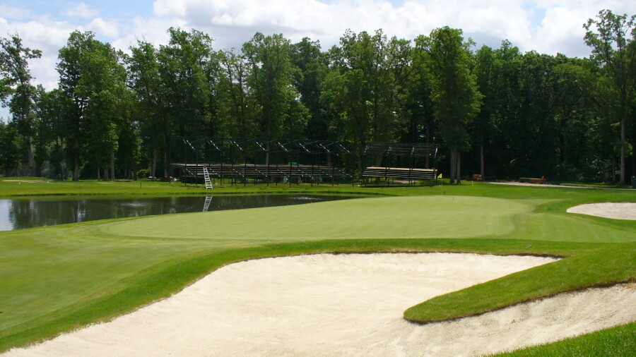 TPC Deere Run golf course - 18th