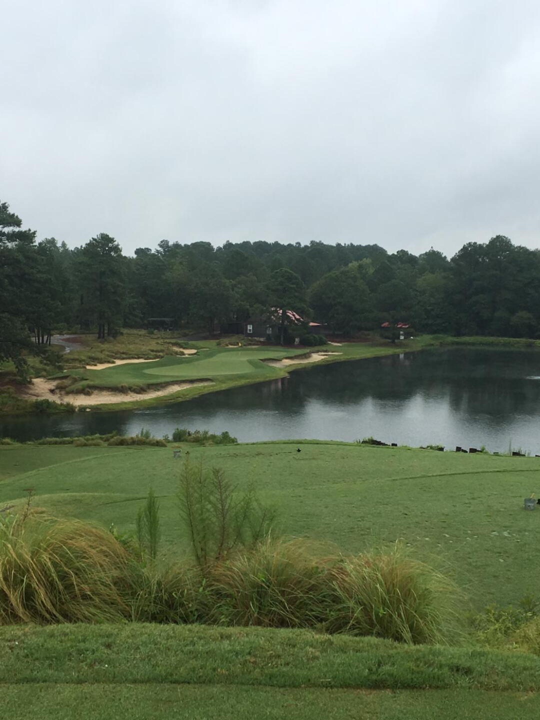 #14 - the only water hazard on the course, with a small green to boot. (Photo submitted by DenisDotson on 08/25/2019)