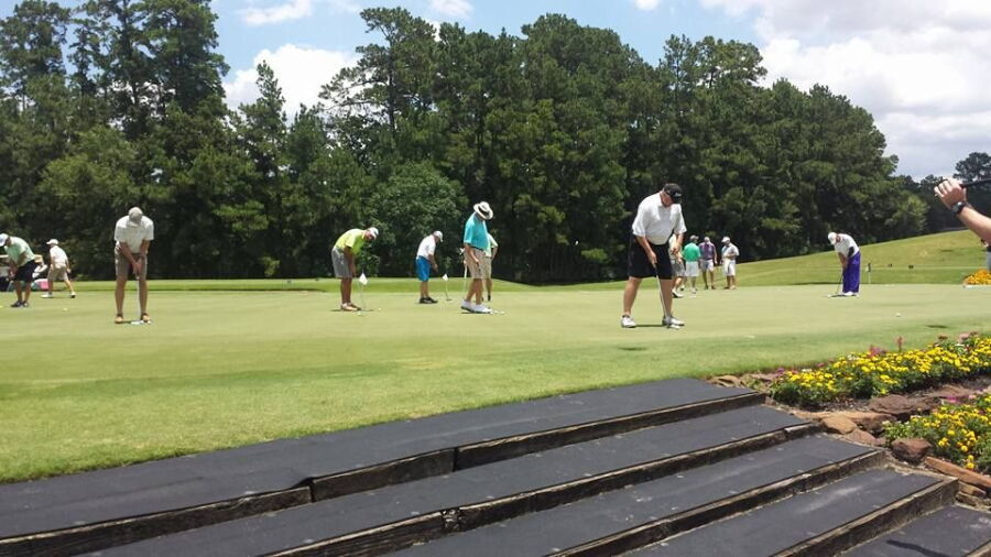 Palmer at Woodlands CC: Practice area