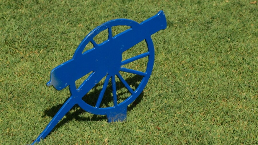 Cannon Ridge Golf Club in Fredericksburg - tee markers