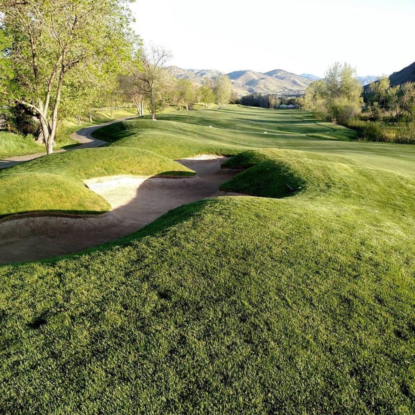 One of the green-side bunkers (Photo submitted by sorenj on 06/18/2017)