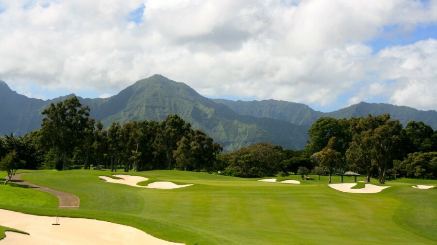 Makai golf course at St. Regis Princeville - hole 15
