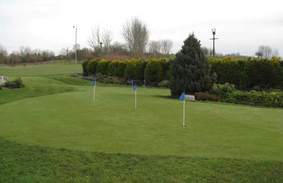 Putting green at the Ansty Golf Centre